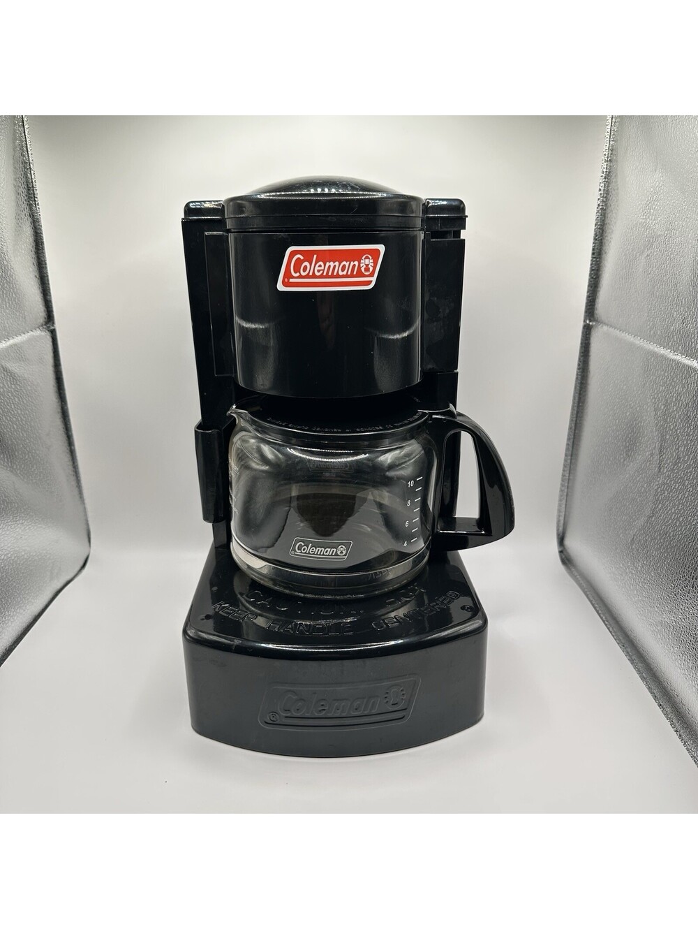 Camping-Coleman 5008 Series Portable Drip Coffee Maker 12-Cup Black w/ Carafe